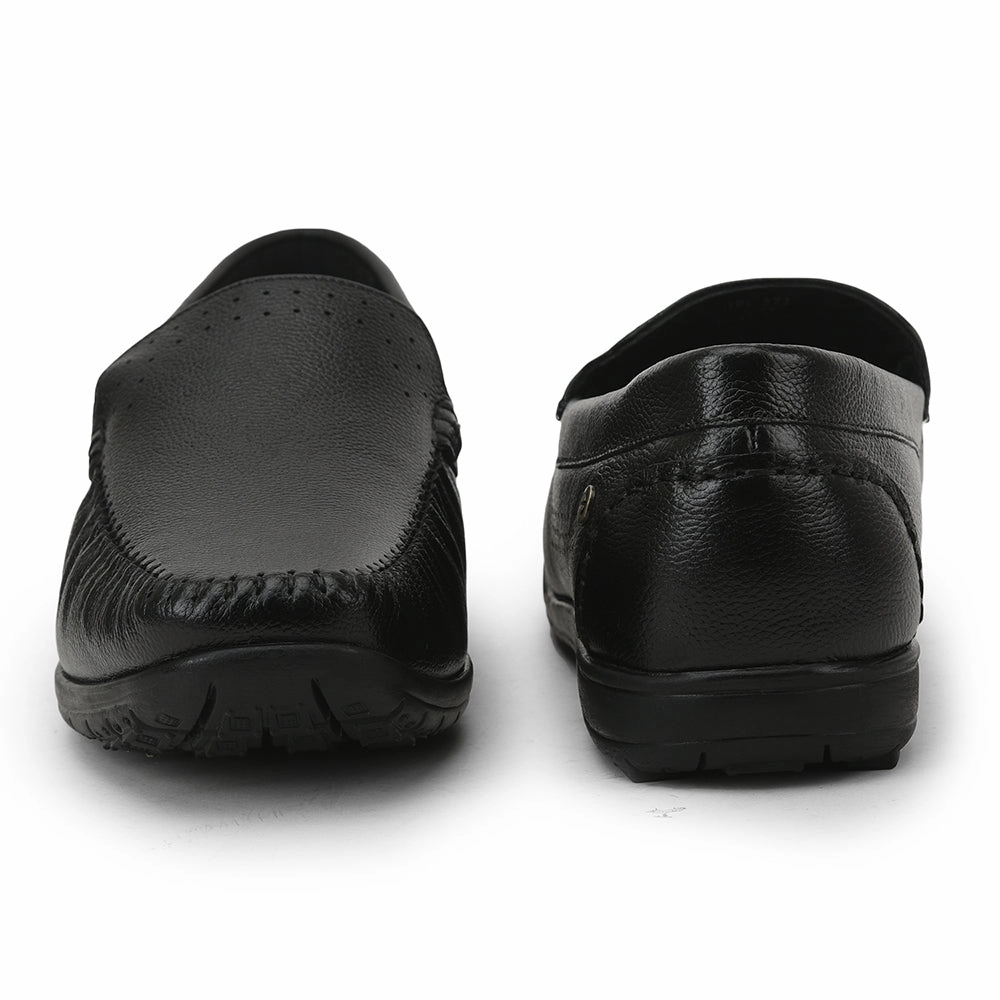 Healers Casual Non lacing Loafers Shoes For Men (Black) JPL-271 By Liberty Loafers Bakery