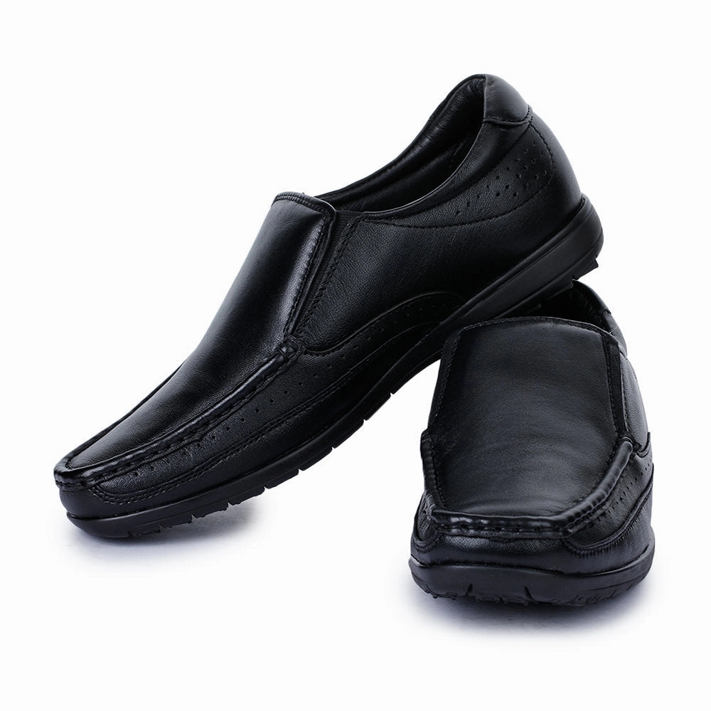 Healers Formal (Black) Slip-On Loafers Shoes For Men FL-1415 By Liberty Geox Loafers