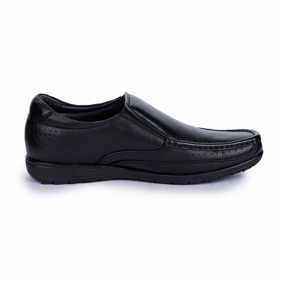 Slacks And Loafers Healers Formal (Black) Slip-On Loafers Shoes For Men FL-1415 By Liberty
