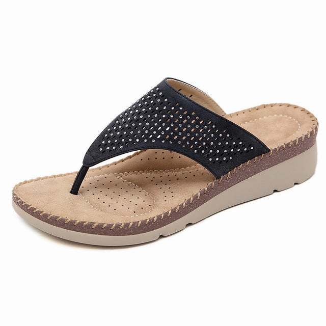 HEE GRAND Summer Flip Flops Women Plain Flip Flops