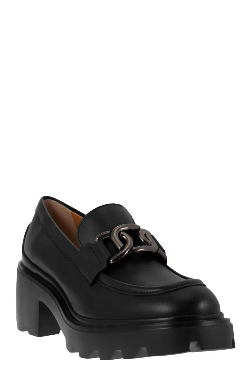 Bougeotte Loafers HIGH LEATHER LOAFER