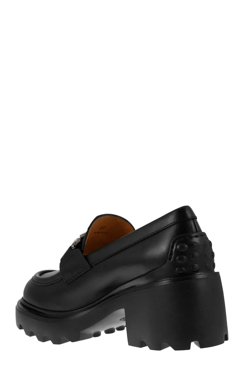 Salvatore Ferragamo Sport Loafers HIGH LEATHER LOAFER