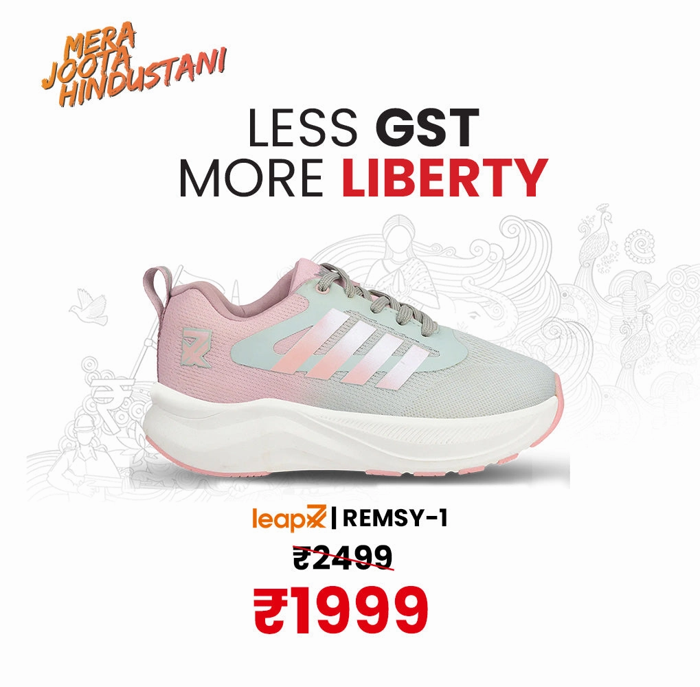 Minimalist Cross Training Shoes Leap7x Pink Sports Lacing Running Shoes For Women REMSY-1 By Liberty