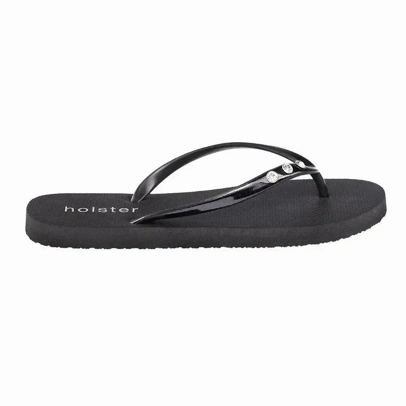 Holster Holiday Flip Flops - Black