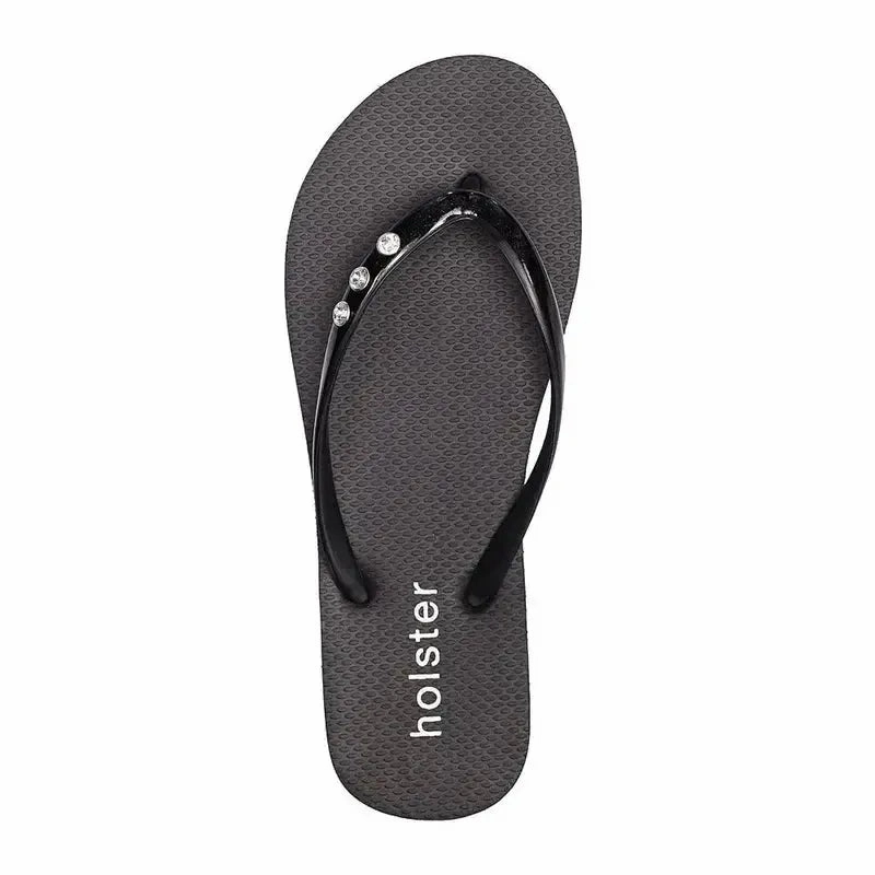 Holster Holiday Flip Flops - Black