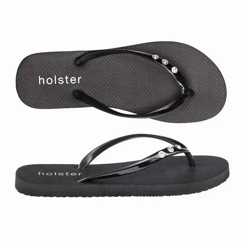 Slip On Platform Slip Ons Slip Ons Slip On Slip On Sneakers Slip On Holster Holiday Flip Flops - Black