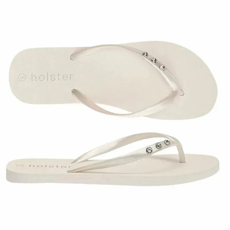 Holster Holiday Flip Flops - Nude Hermes Slip On Sneakers