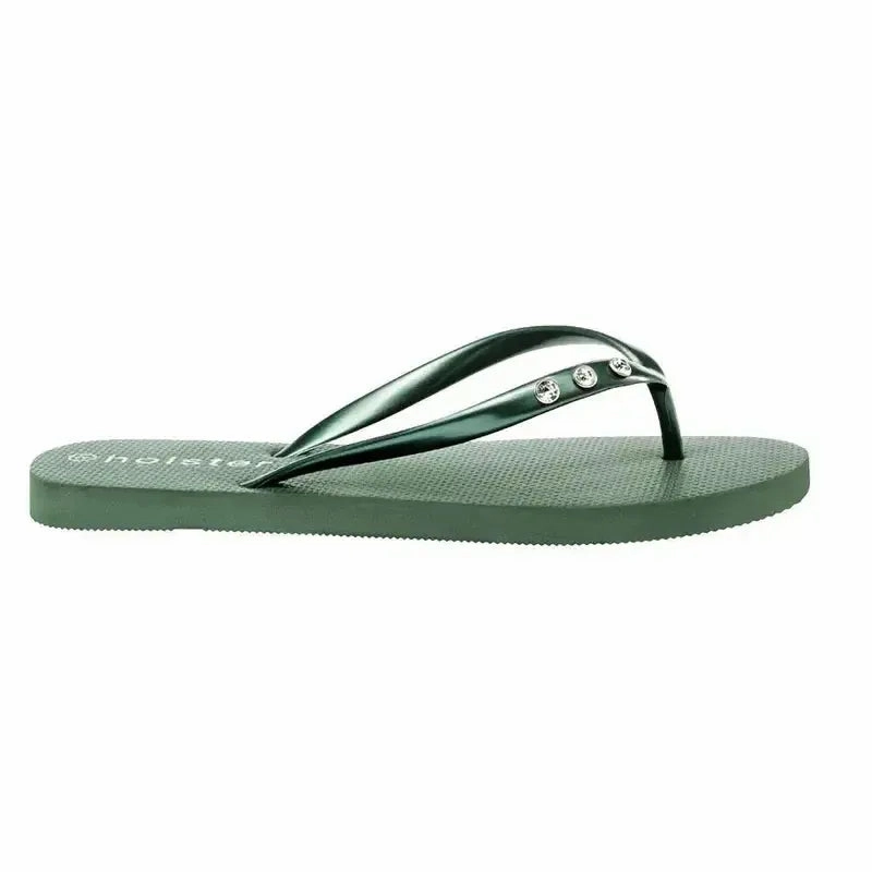 Mexico Slip-ons Holster Holiday Flip Flops - Seagrass