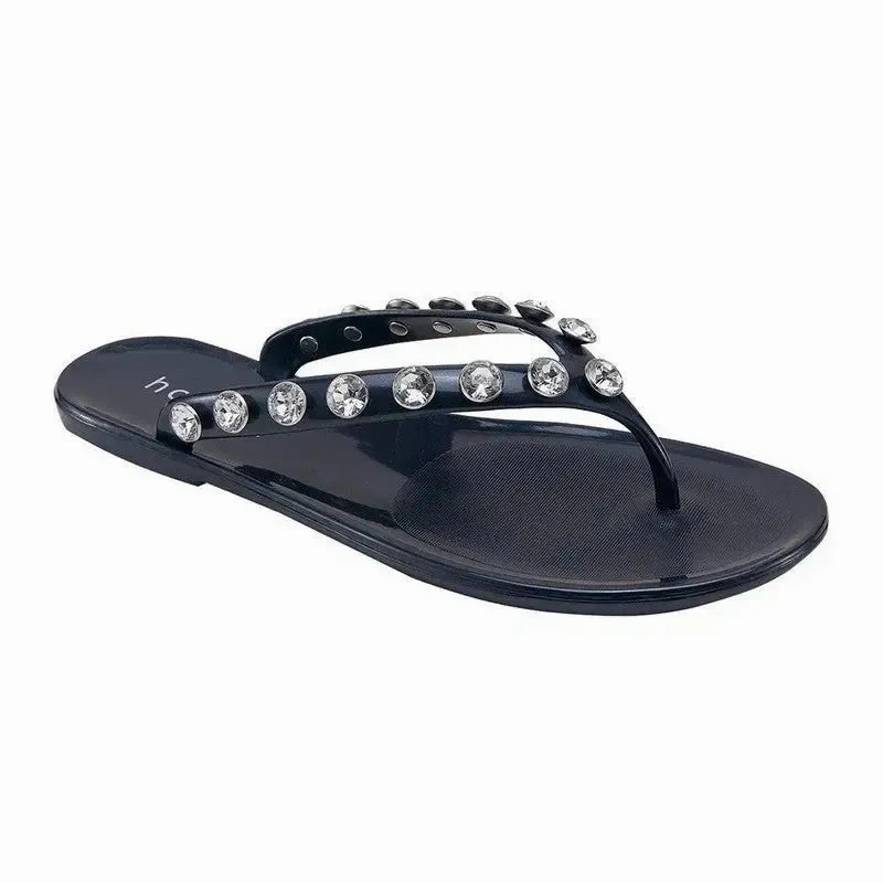 Holster Vacation Jewelled Toe Thong - Midnight Blue Slip On Stefan Janoski