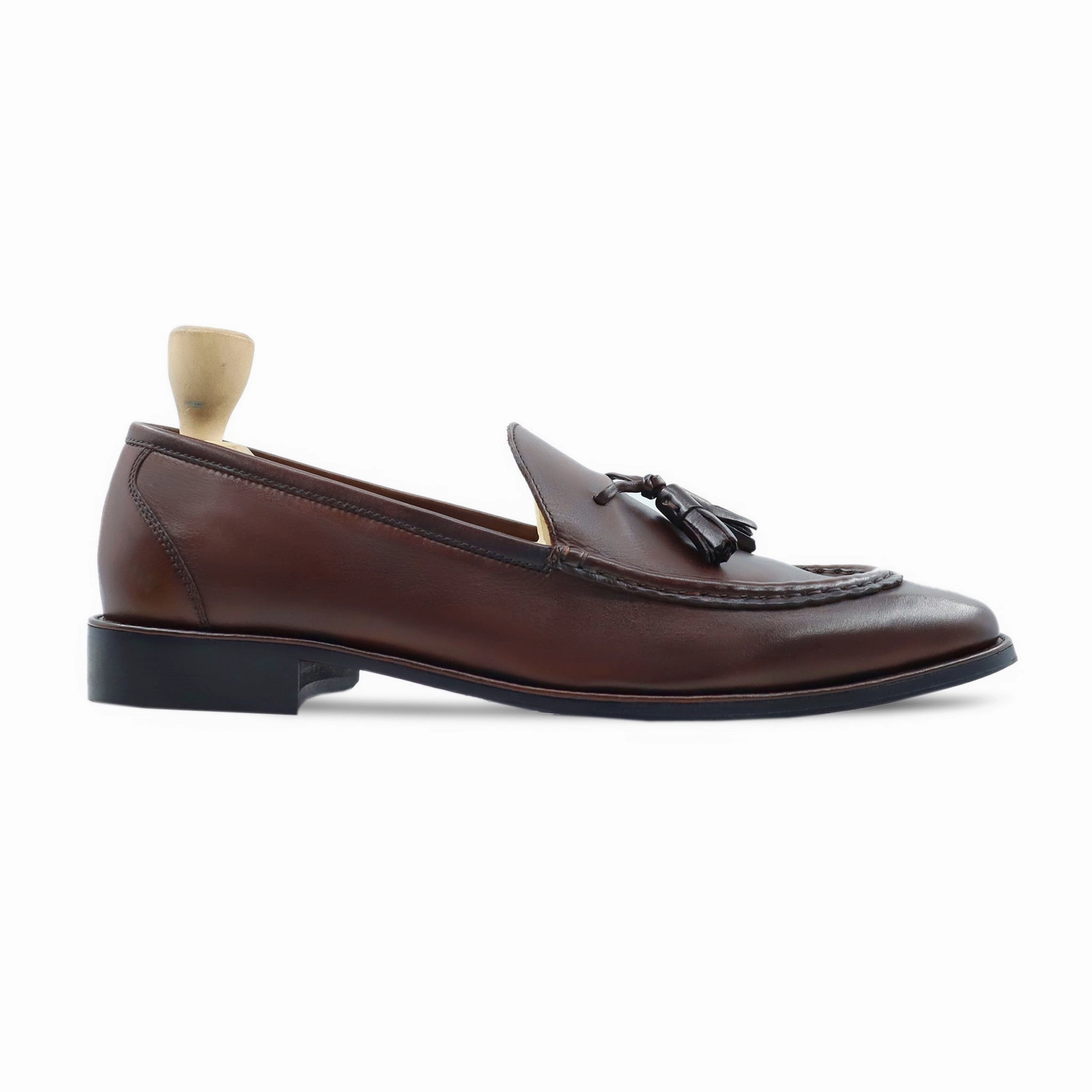 Hrodna - Men's Dark Brown Calf Leather Loafer Water Loafers