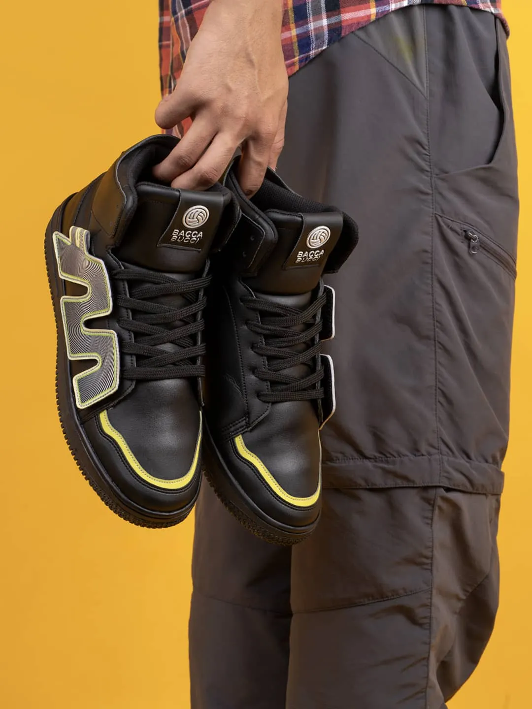 Sneakers Wallpaper Bacca Bucci High-Top PATCH-PLAY Men's Sneakers