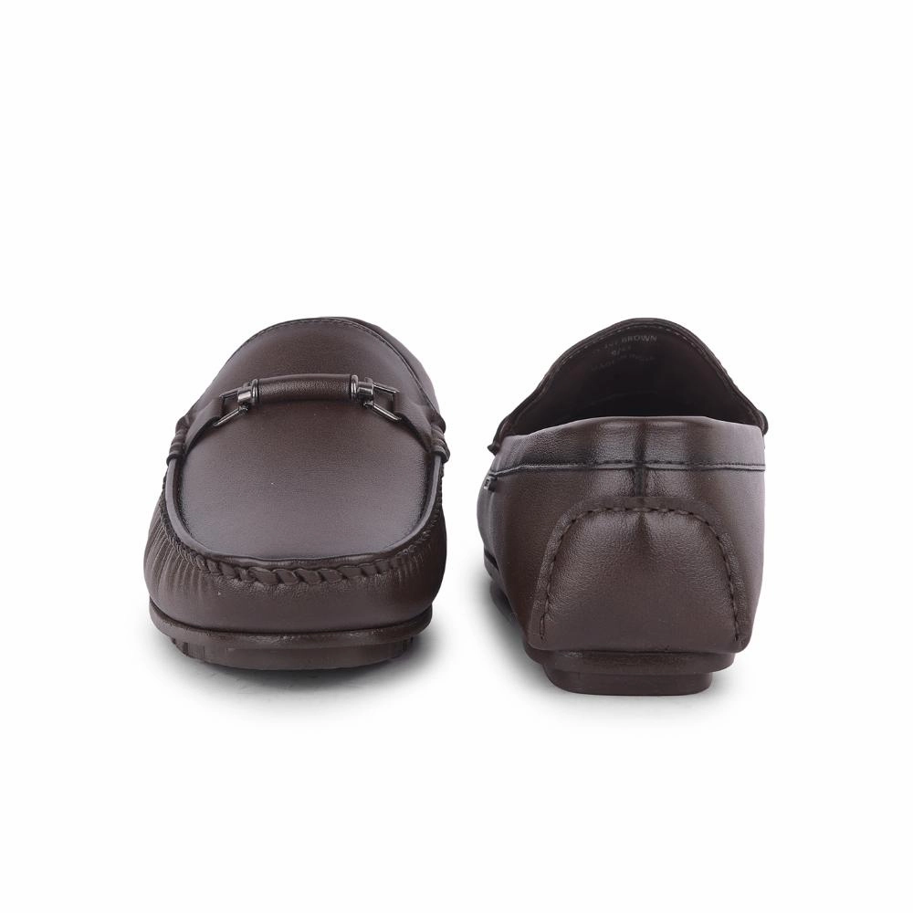 Fortune By Liberty Mens VCL-107 Brown  Formal Loafers Orthofeet Loafers