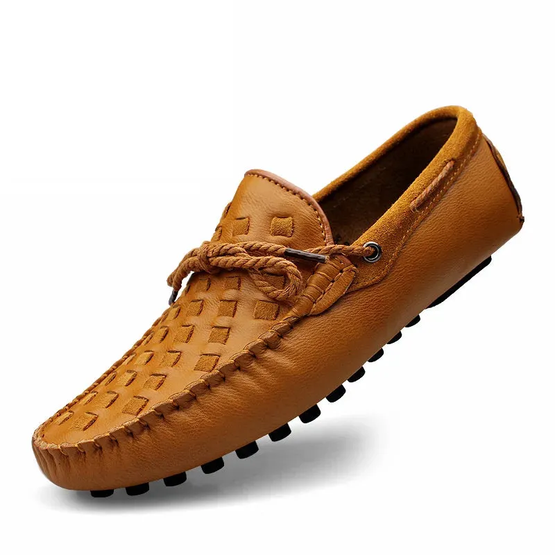 Moreschi Loafers Accept OEM in Ready Stock Handmade Pure Real Genuine Leather Breathable 4 Season Men Dress Business Loafers