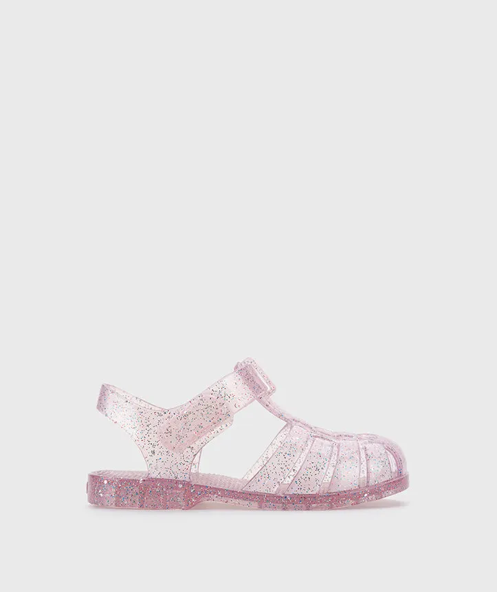 Bandolino Sandals Igor 10329-385 Clasica Cristal Sandals, Tr.Rosa Multi Glitter