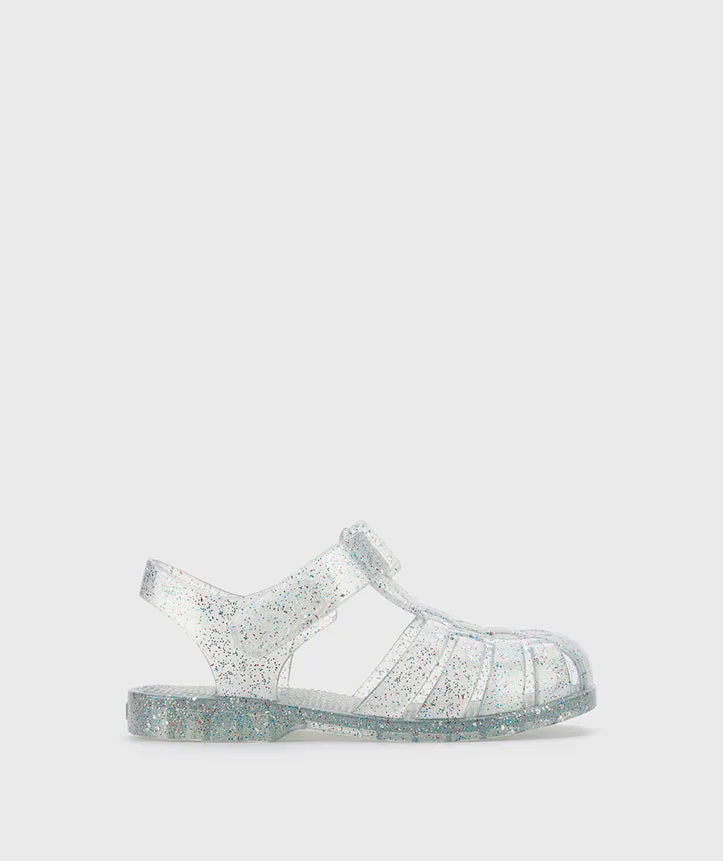 Igor 10329-386 Clasica Cristal Sandals, Tr.Transparente Multi Glitter Comfort Cute Sandals