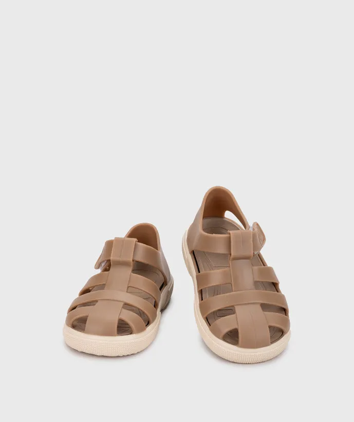 Igor Boy's And Girl's Bay Sandals - Taupe Impo Stretch Sandals