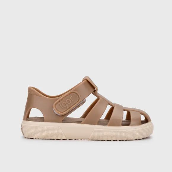 Igor Boy's And Girl's Bay Sandals - Taupe Sandals Barbados Hotels