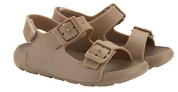 Summer Sandals Igor Boy's and Girl's Maui MC Sandals, Taupe