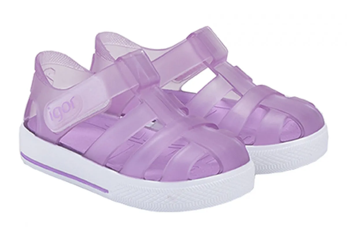 Sandals For Summer Igor S10171 Girl's Star Sandal - Lila