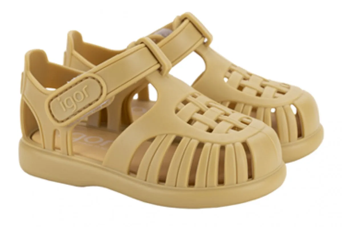 Caribloop.com Sandals Igor S10271-235 Tobby Solid Sandals - Dijon