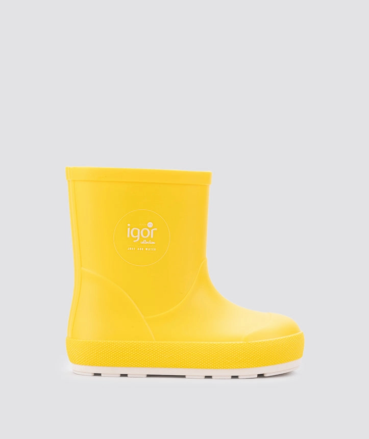 Igor Yogi Nautico Barefoot Rain Boots, Amarillo Suede Bootie Boots