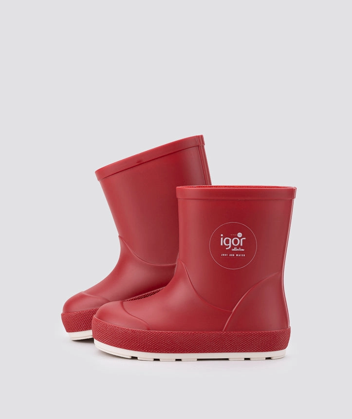 Igor Yogi Nautico Barefoot Rain Boots, Rojo Pink Cowboy Boots