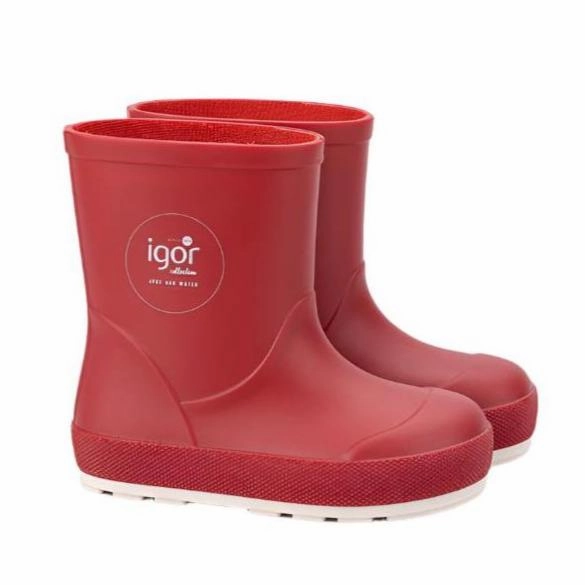Sandal Boots Igor Yogi Nautico Barefoot Rain Boots, Rojo
