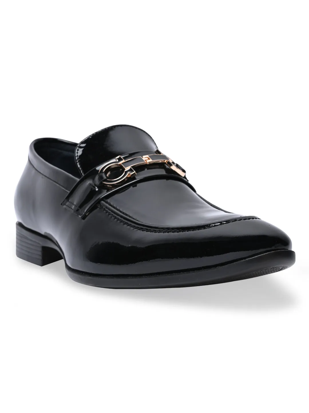 Arch Support Dress Shoes Imperio By Regal Black Men Formal Patent Leather Buckled Slip Ons