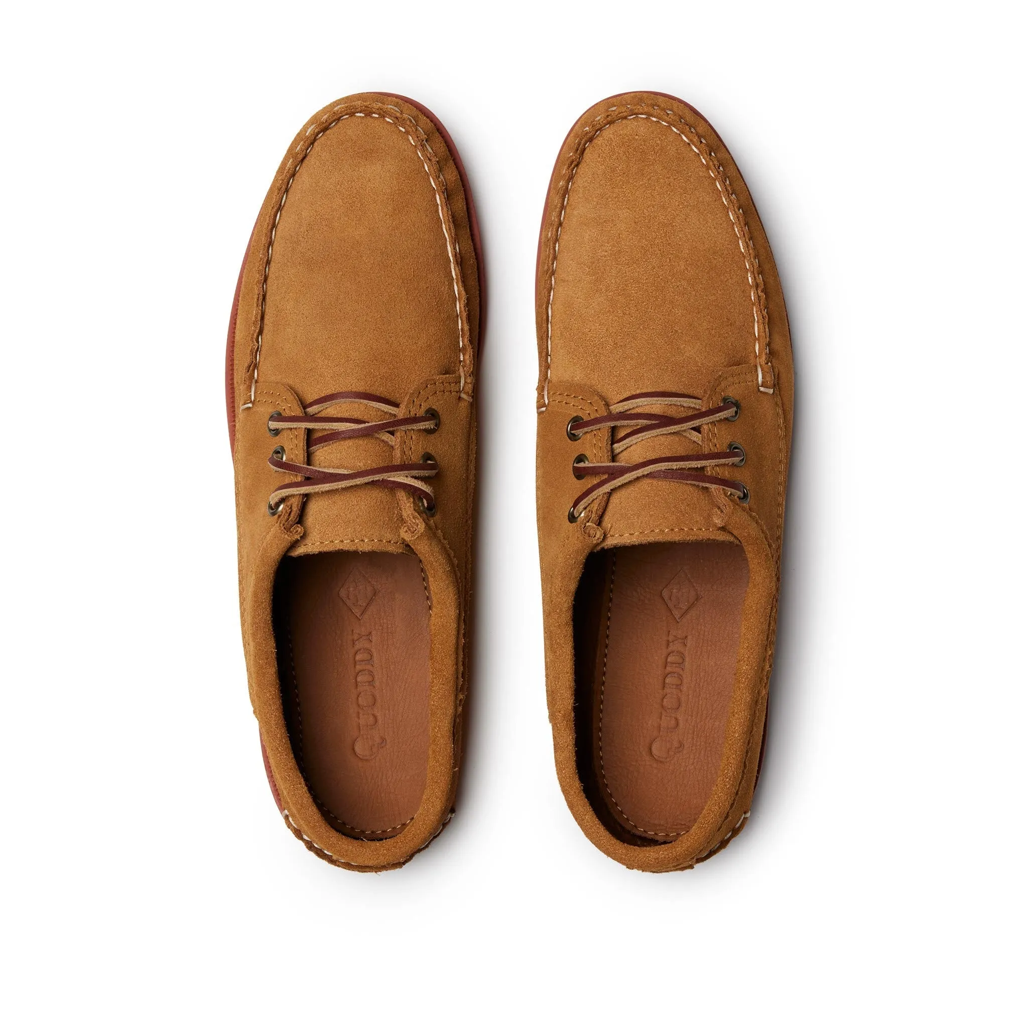 Shoes Stolen From Train In Stock Mens Blucher Shoe: Toast Suede