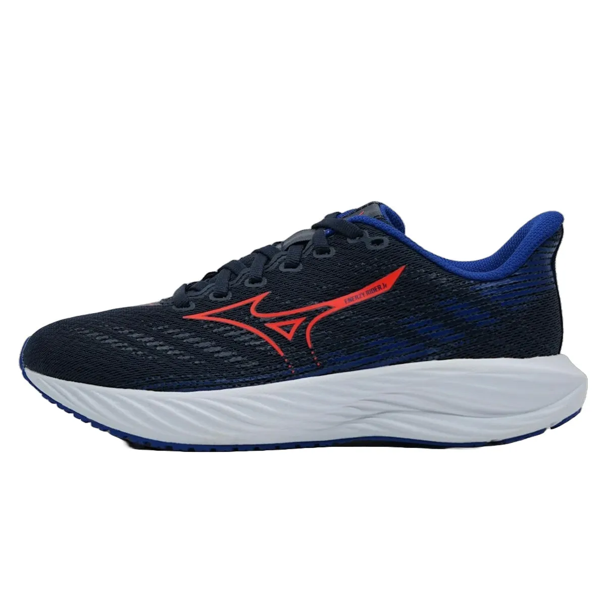 Mizuno Enerzy Rider Junior | Peacoat/mizuno Ignition Red/reflex Blue Running Shoe For Sale