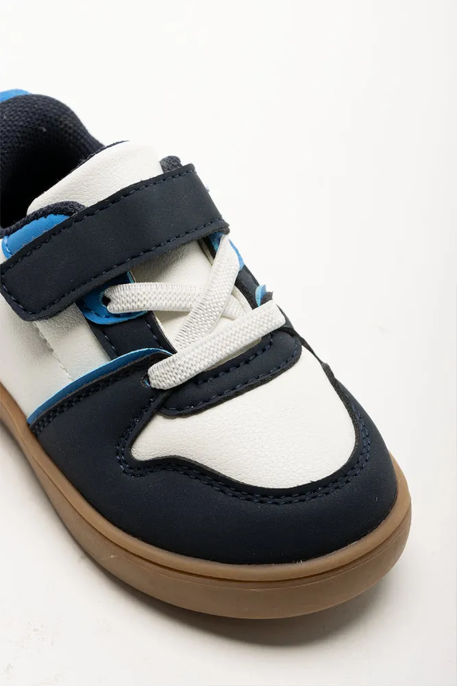 Shoes For Running On Road Sneakers White & Blue