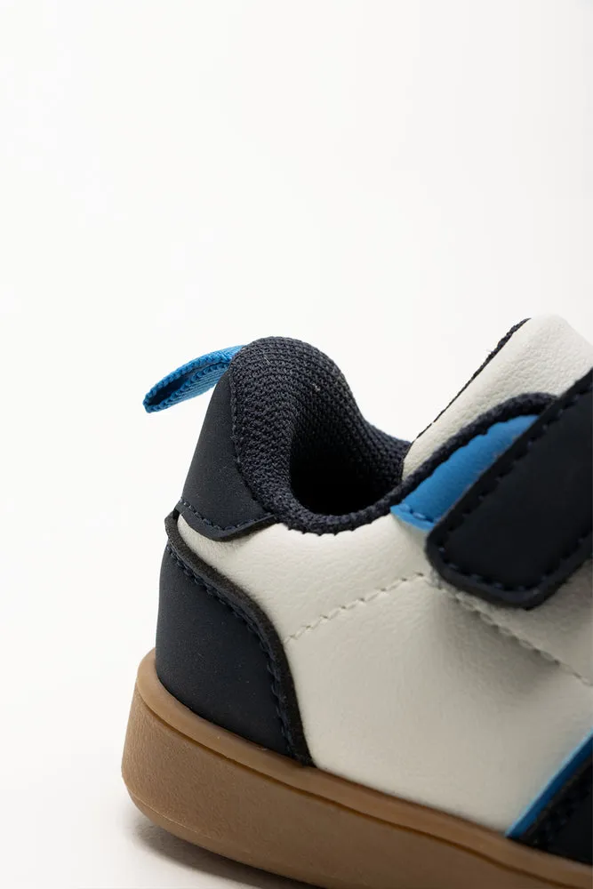 Sneakers White & Blue Responsive Running Shoes