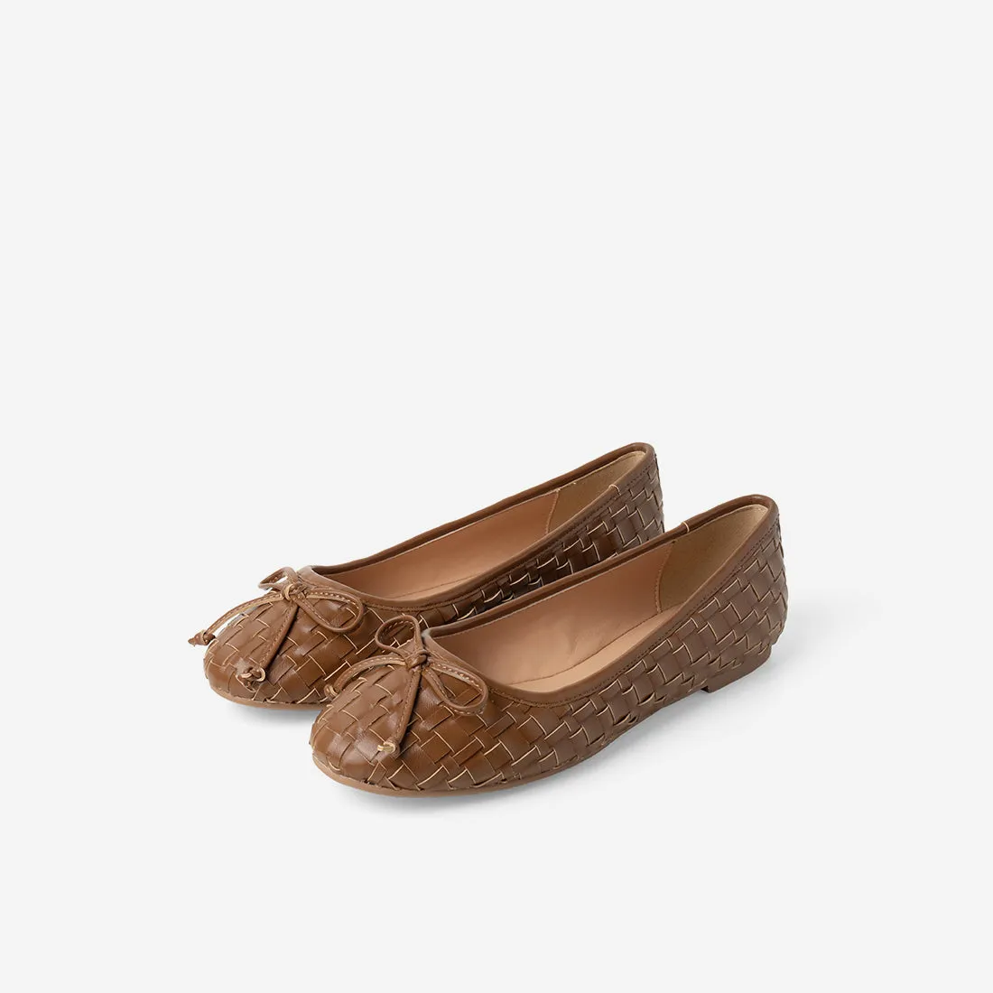 Giada Woven Flats Best Dress Shoes For Feet