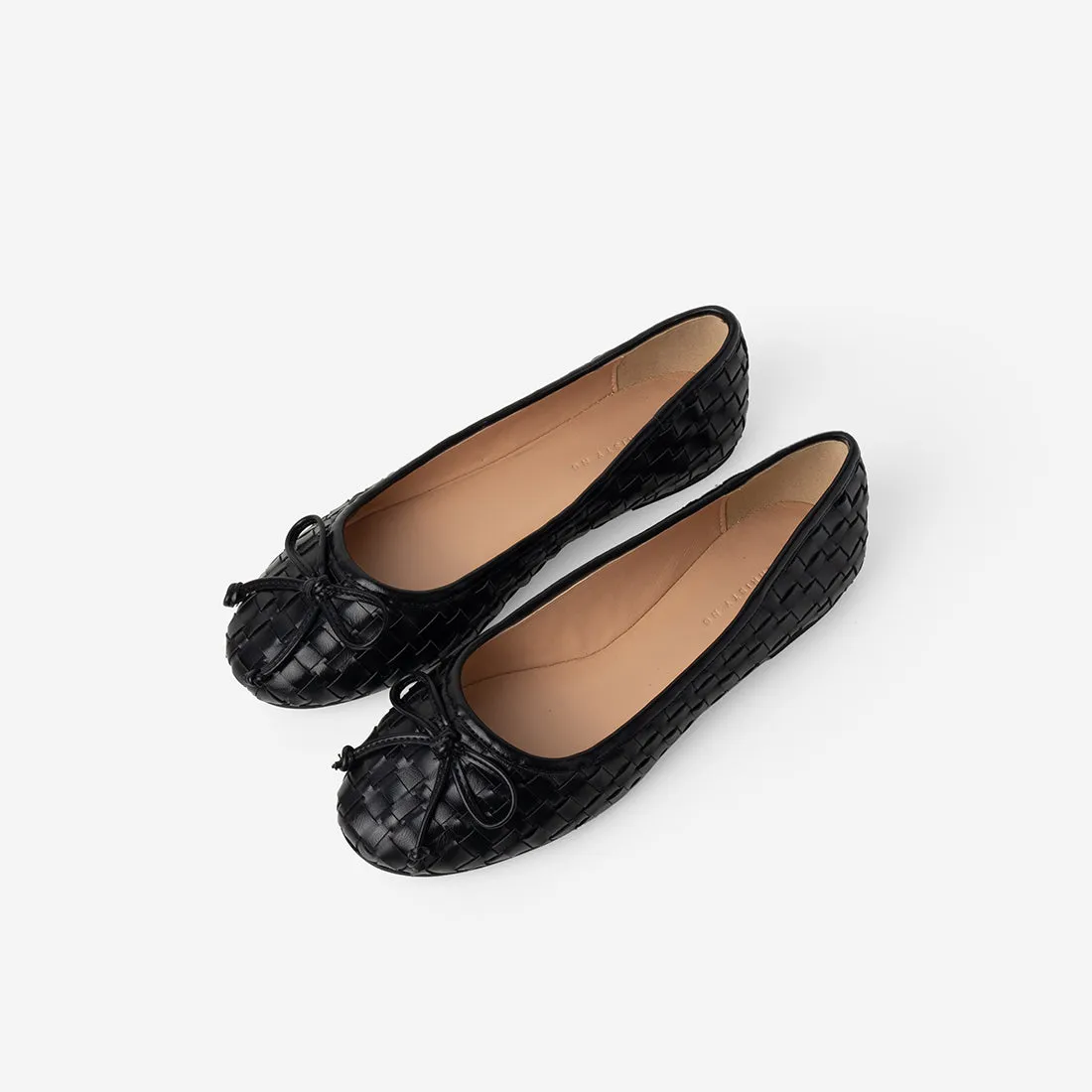 Flat Ankle Strap Shoes Giada Woven Flats