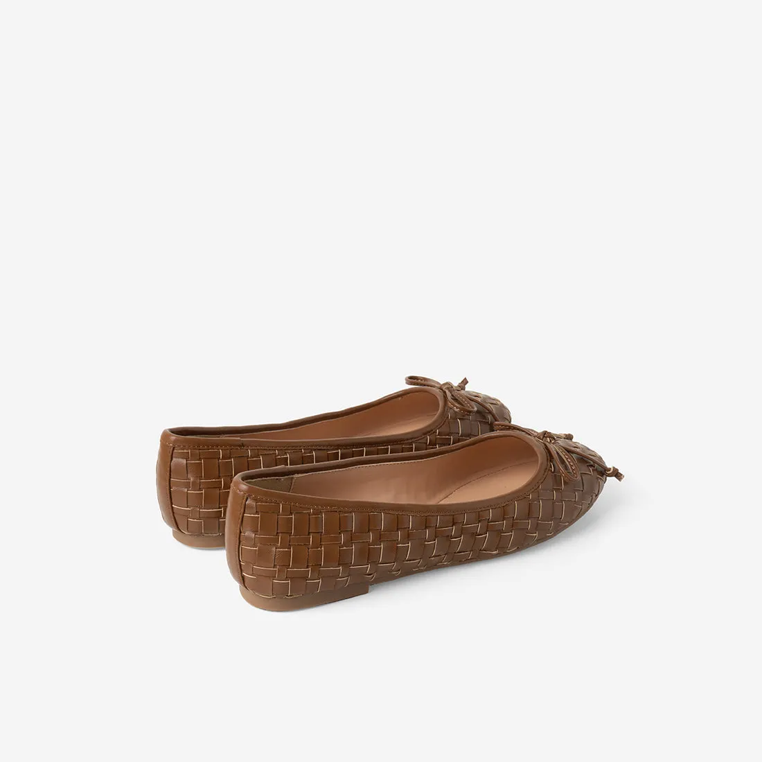 Giada Woven Flats Slip On Flat Shoes