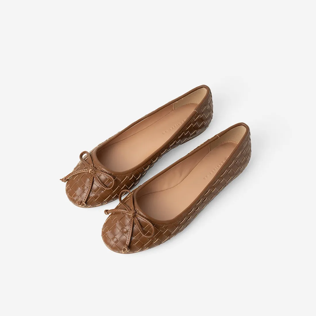 Giada Woven Flats High Heels Flat Shoes