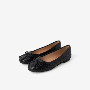 Giada Woven Flats Comfy Shoes For Flat Feet