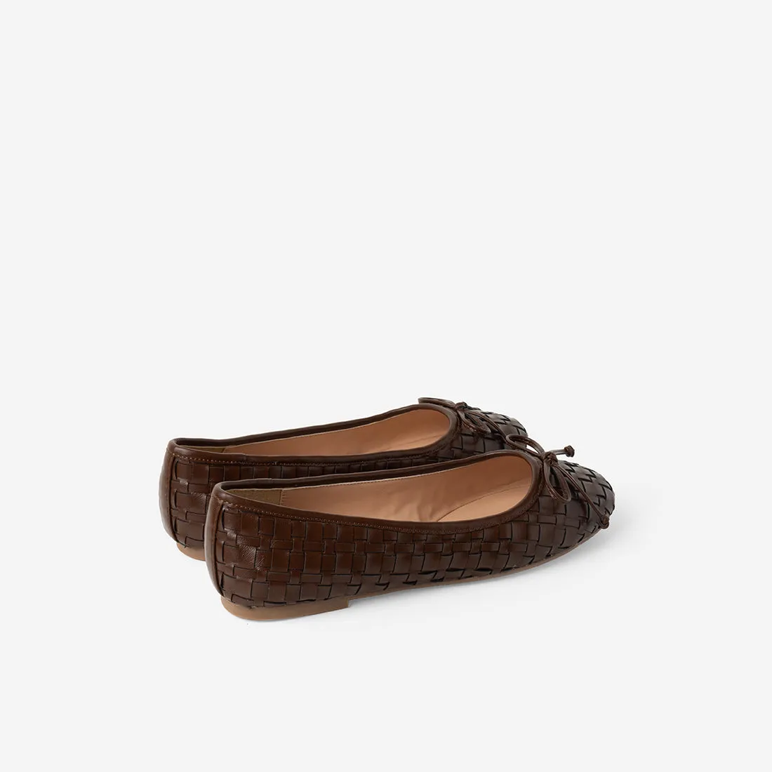 Giada Woven Flats Flat Shoes Wide Fit