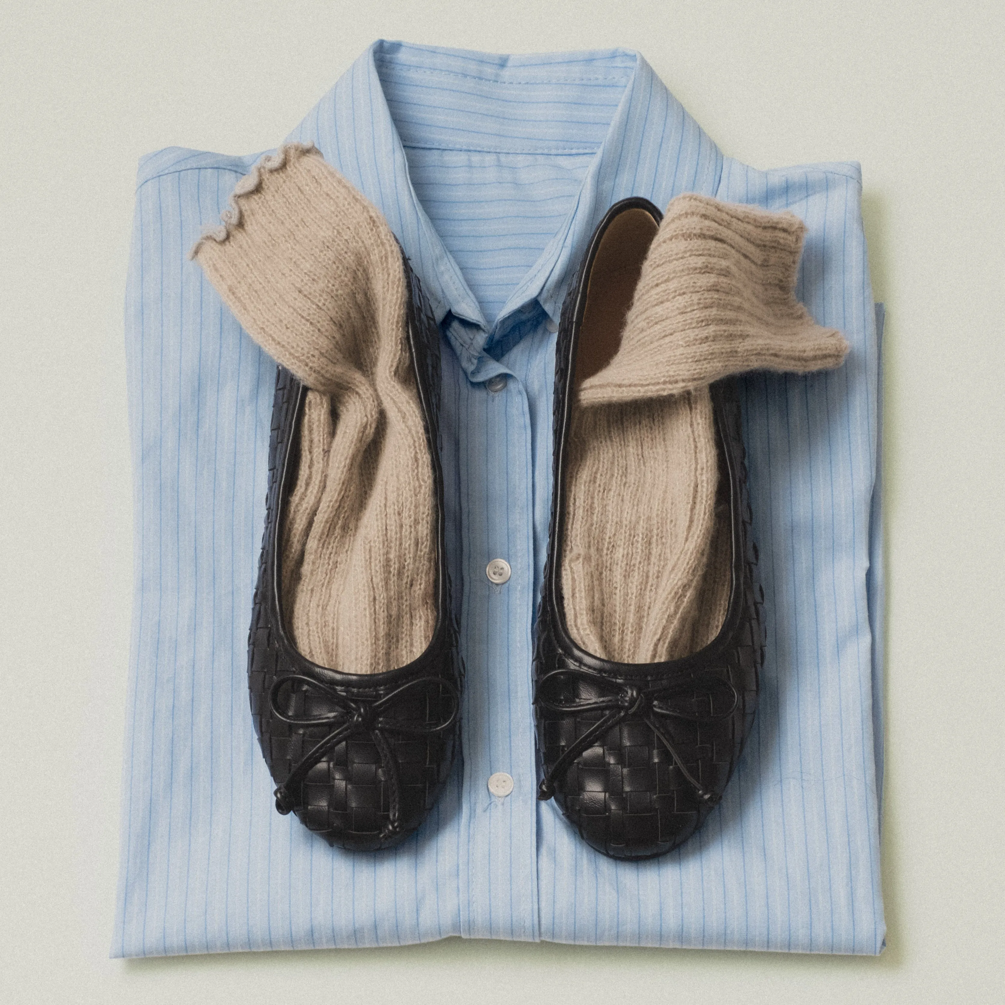 Giada Woven Flats Flat Comfortable Dress Shoes For Work