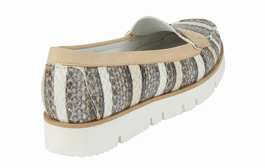 Patent Leather Platform Loafers Vm Dobson Beige