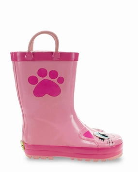 Kids Khloe Cat Rain Boot - Pink Boots Path Of Exile
