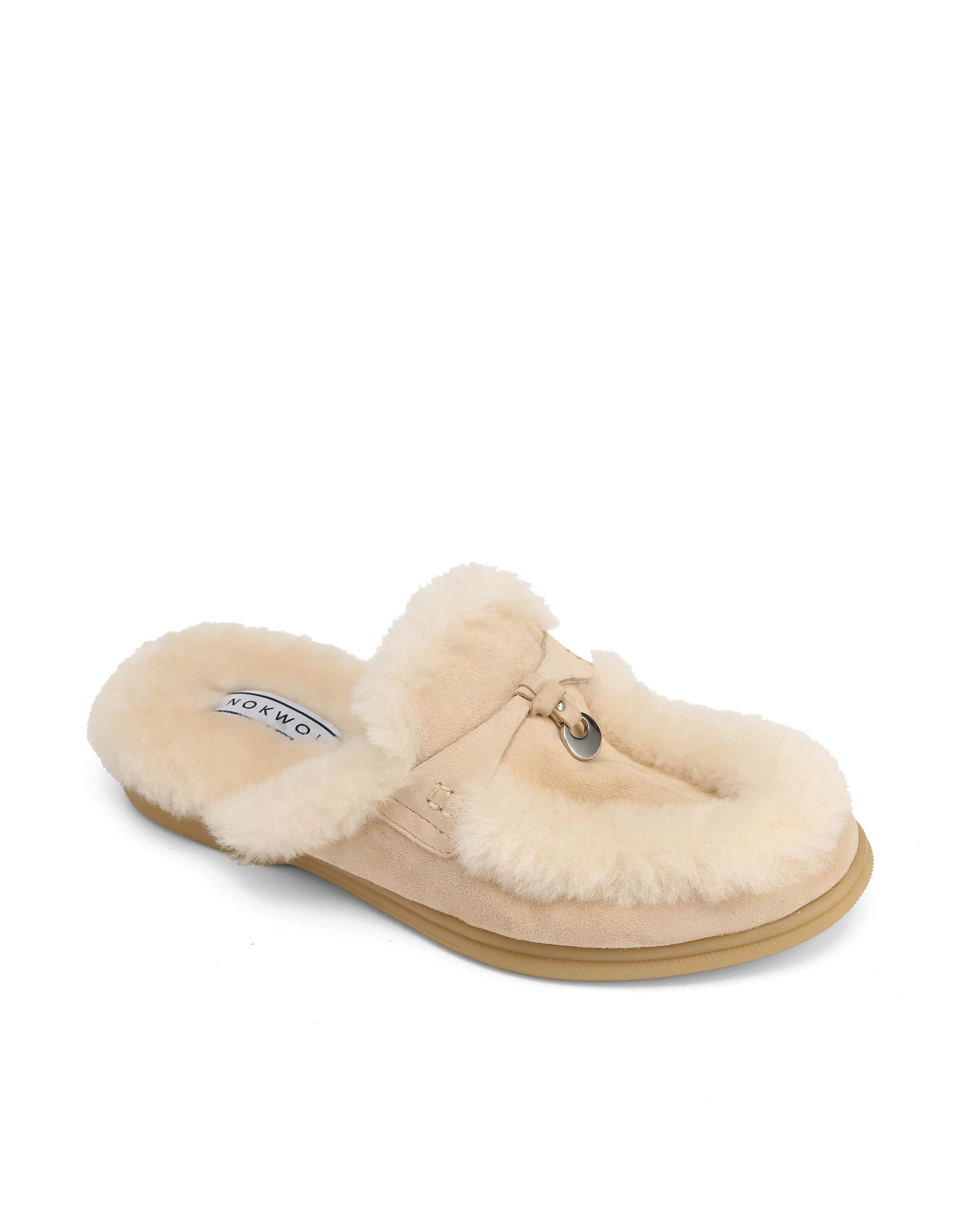 Silver Sneakers Kaiser Jessie Fur Beige Suede