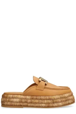 RAFFIA & LEATHER SLIP ONS Leather Slip On Sneaker Toddler