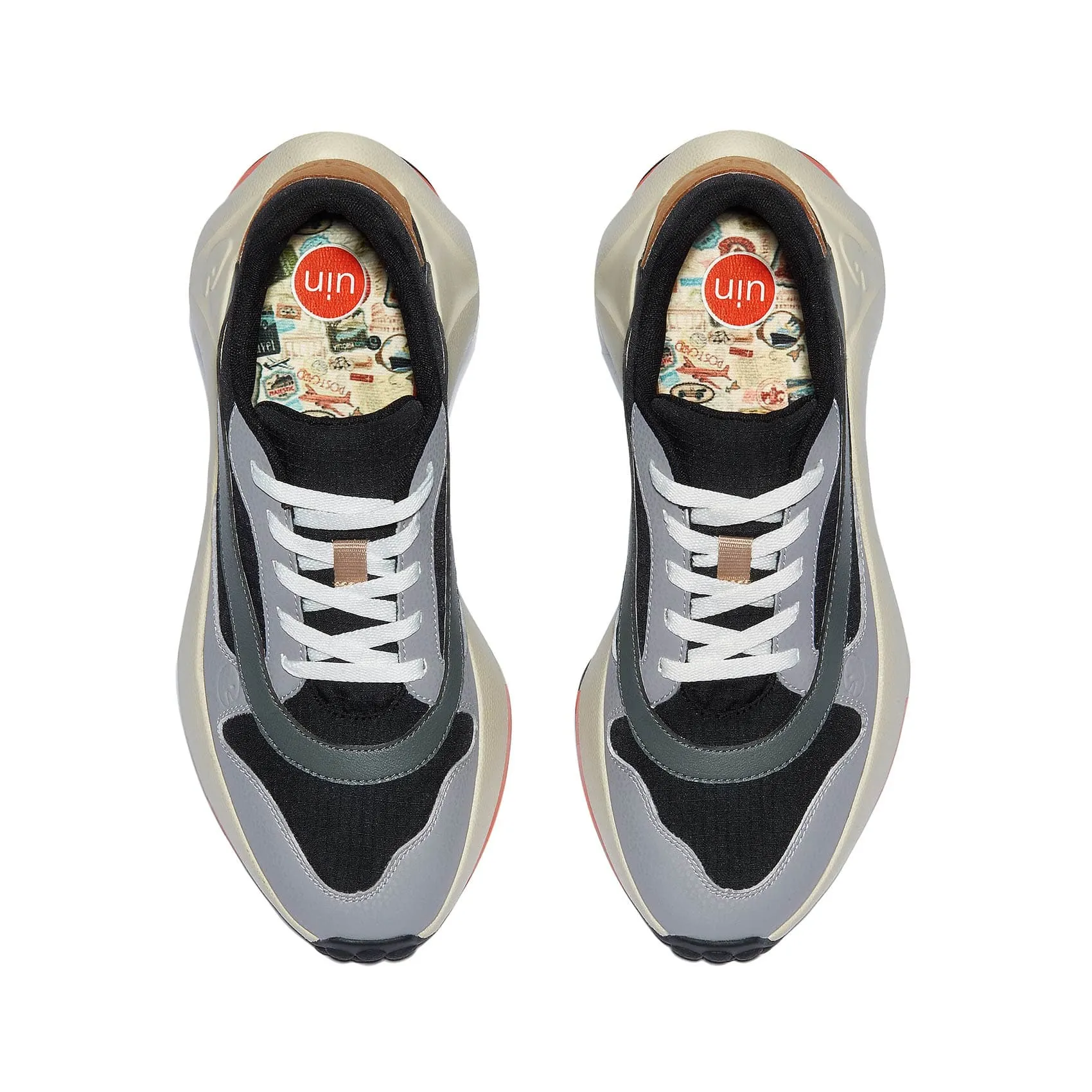 Grey Black Sevilla II Men Hades Sneakers