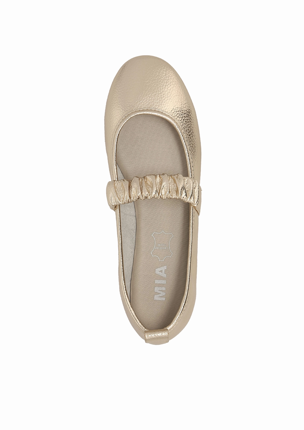 Flat Shoes With Sling Back ULIANA - SOFT GOLD
