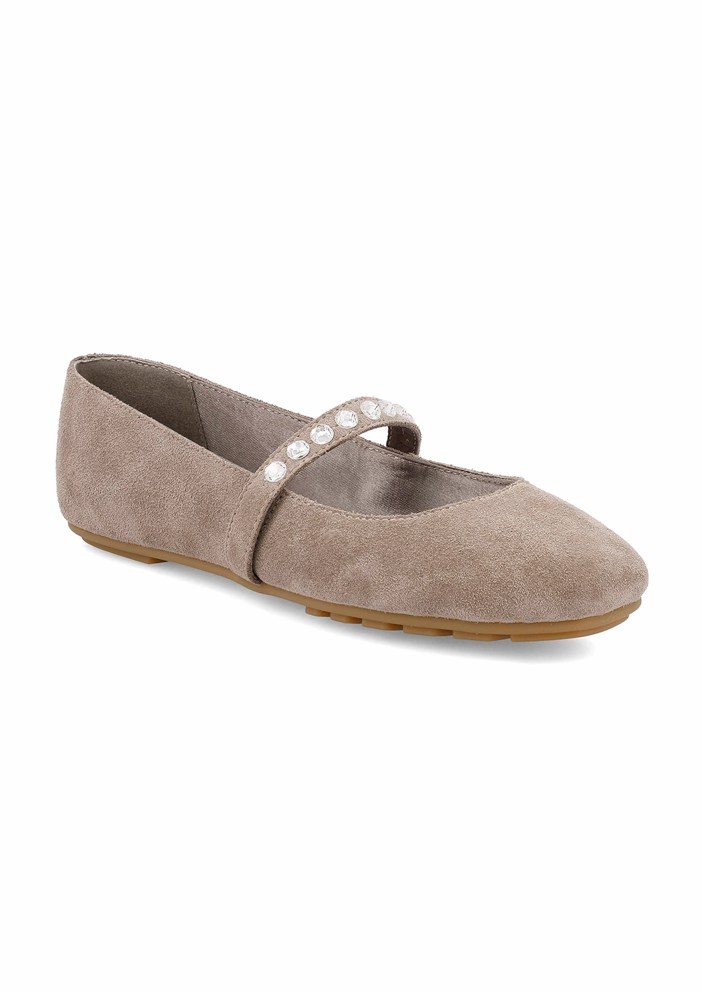KAROLIN - STONE Flat To Heel Shoe