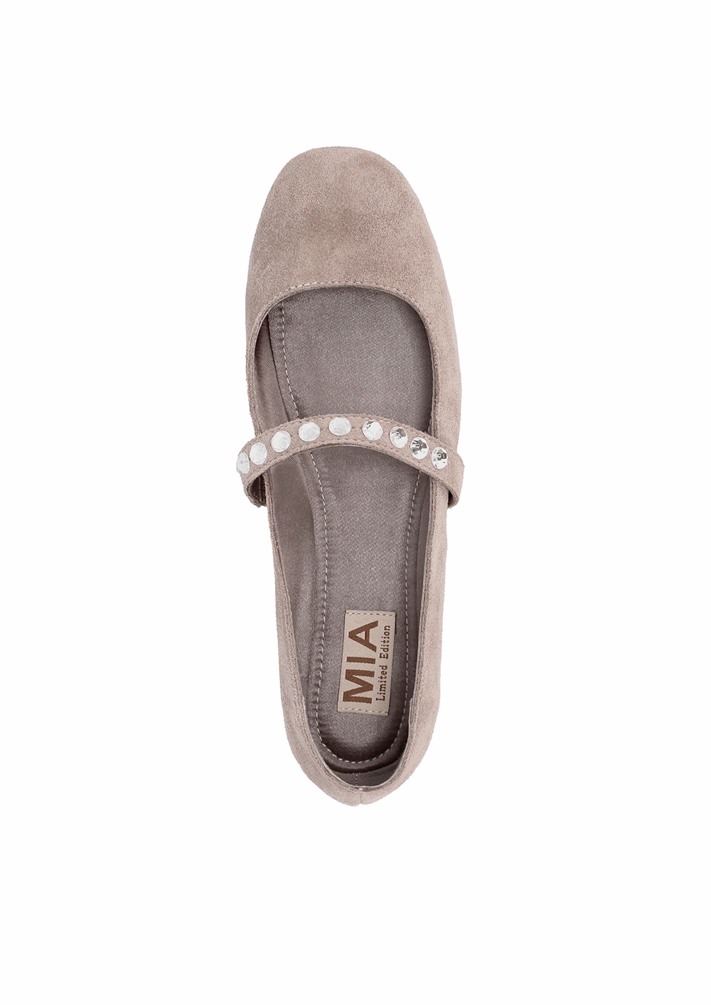 Flat Shoes Open Back KAROLIN - STONE
