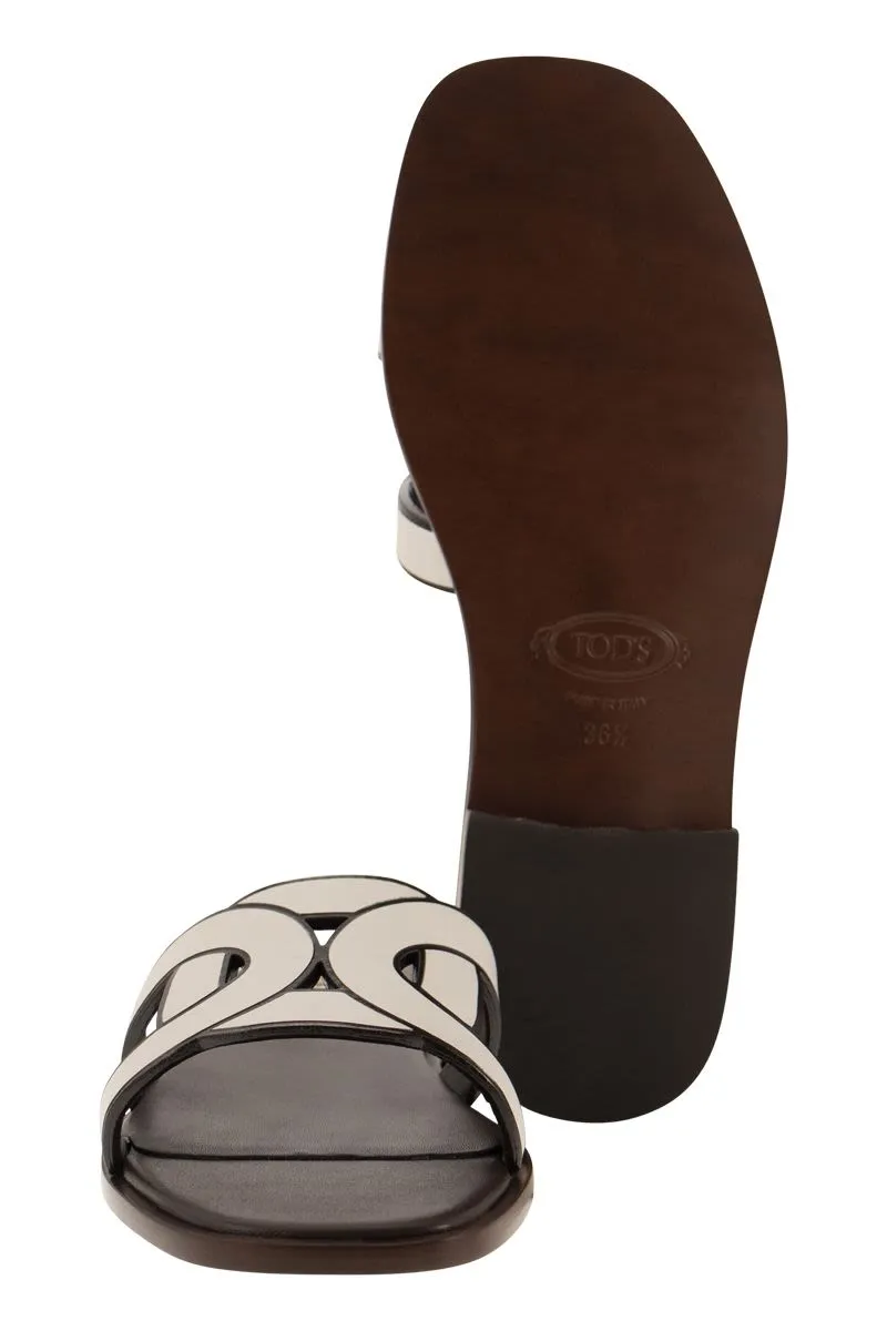 KATE LEATHER SANDALS Antigua Restaurants