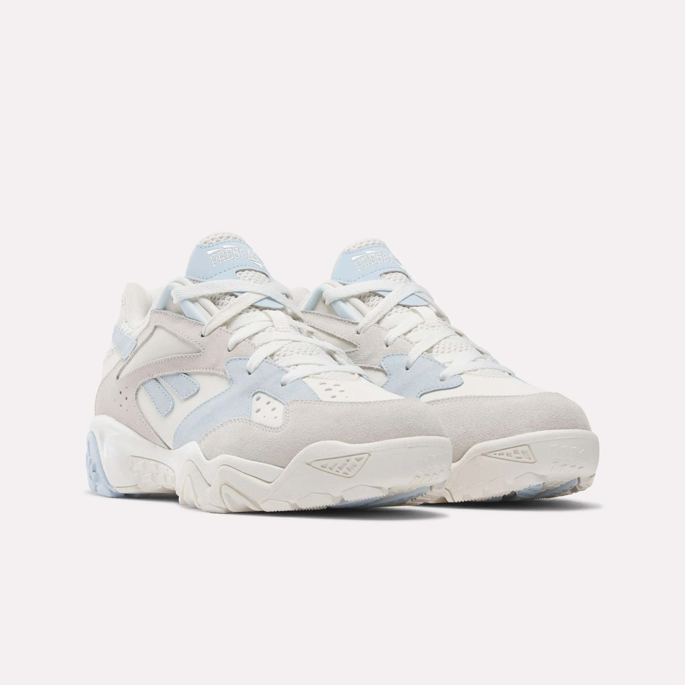 Preseason 94 Low Chalk/Barely Grey/Glass Blue Zebra Basketball Shoes