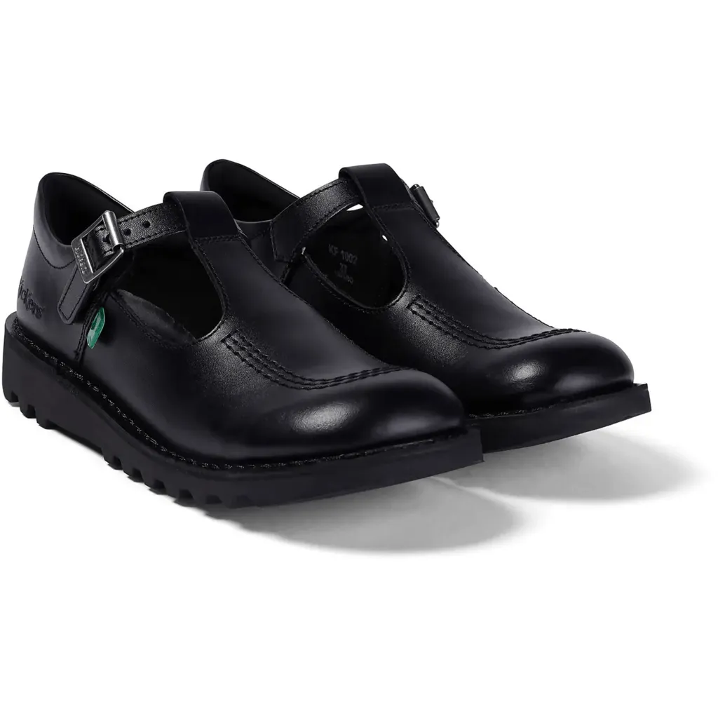 Cascadia Running Shoes Kickers Kick T-Bar Leather Junior